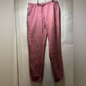 AEROPOSTALE WOMENS SWEAT PANTS SIZE S Pink sweatpants with a relaxed NWT